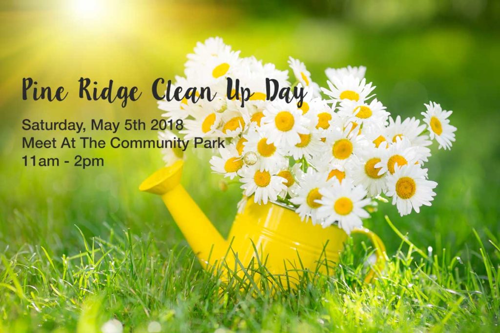 Pine Ridge Clean Up Day Pine Ridge POA